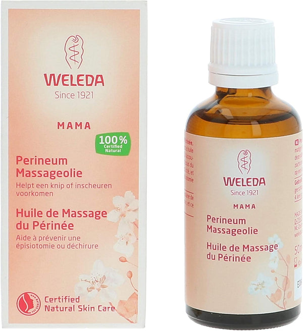 Weleda Perineum Massage Oil, Natural Plant Oil Blend, 50 ml