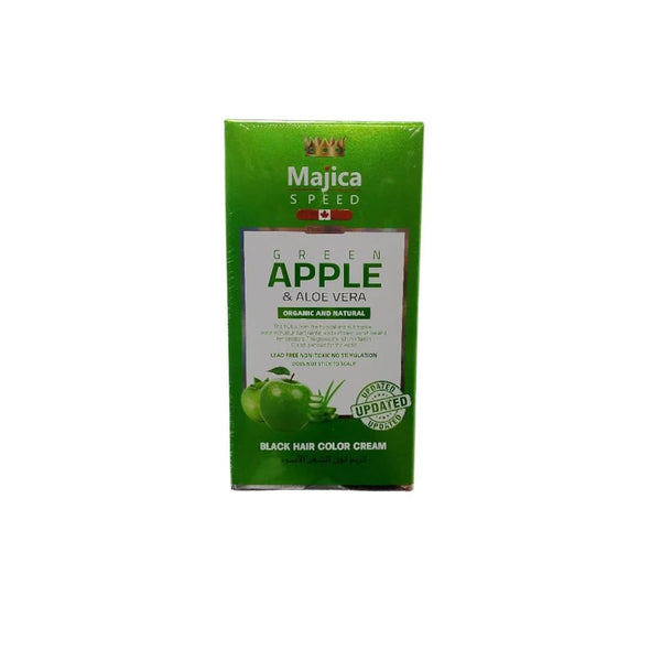 Majica Hair Color Cream Black Green Apple Aloe Vera