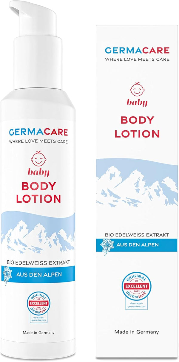 Germacare Baby Body Lotion Vegan Formula with Sunflower Oil, Corn Oil and Allantoin 200ml
