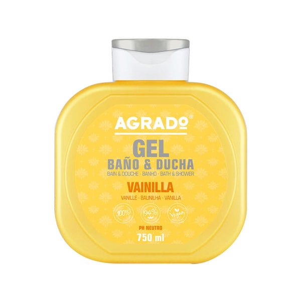 Agrado Vanilla Bath & Shower Gel Moisturizing Formula 750 ml