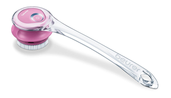 Beurer FC55 Body Brush Rechargeable Waterproof Exfoliating Cleanser with 2 Brush Heads