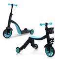 Little Story Multifunctional Kids Scooter, Balance Bike and Tricycle, Green, 5 Modes, Adjustable Height
