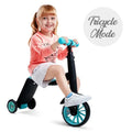 Little Story Multifunctional Kids Scooter, Balance Bike and Tricycle, Green, 5 Modes, Adjustable Height