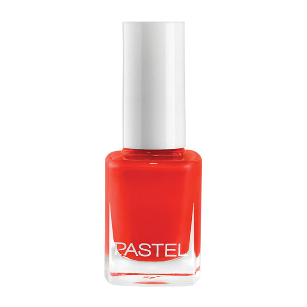 Pastel Nail Polish Orange 271 Fiery Red, Quick-Dry High-Coverage Finish