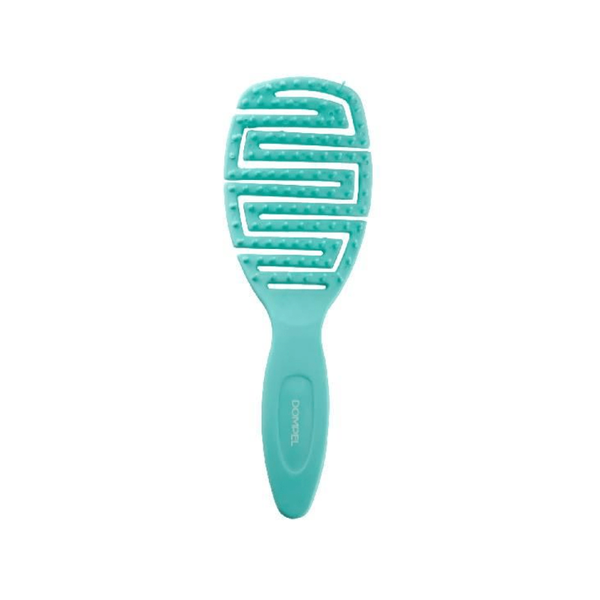 Dumble Detangling Hairbrush Flexible Bristles Green For Wet or Dry Hair