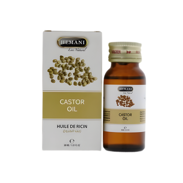 Hemani Castor Oil Hair, Skin and Nail Care Oil, Vitamin E, 30 ml
