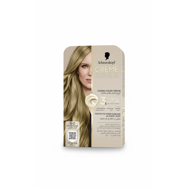 Creme Supreme Full Kit Hair Color Natural Blonde