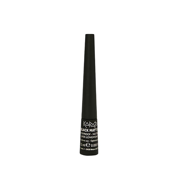 Karaja Pure Black Waterproof Liquid Eyeliner Matte Carbon Black