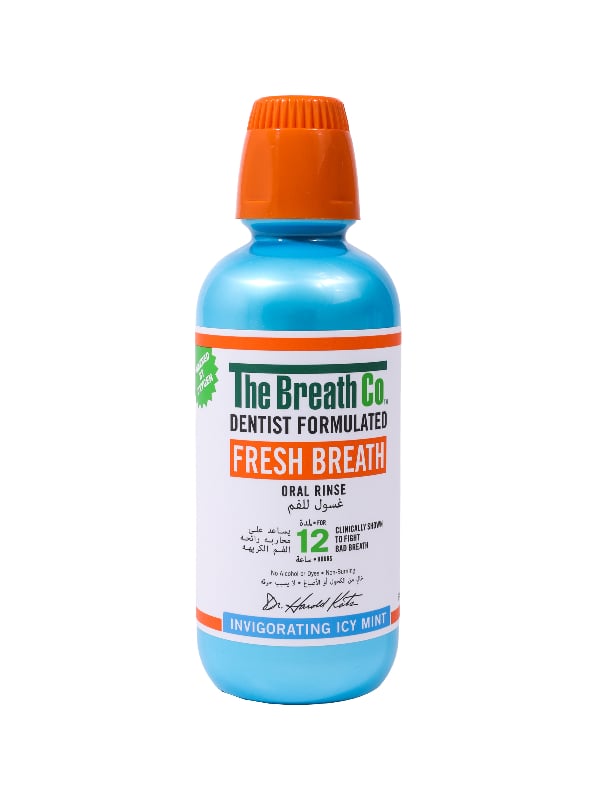 TheraBreath Fresh Breath Iced Mint Alcohol-Free Mouthwash 500 ml