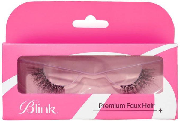 Blink Lashes-Lit Synthetic False Eyelashes, Soft Variable Length, Black Band