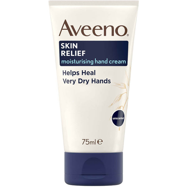 Aveeno Skin Relief Moisturising Hand Cream Triple Oat Complex Shea Butter Unscented