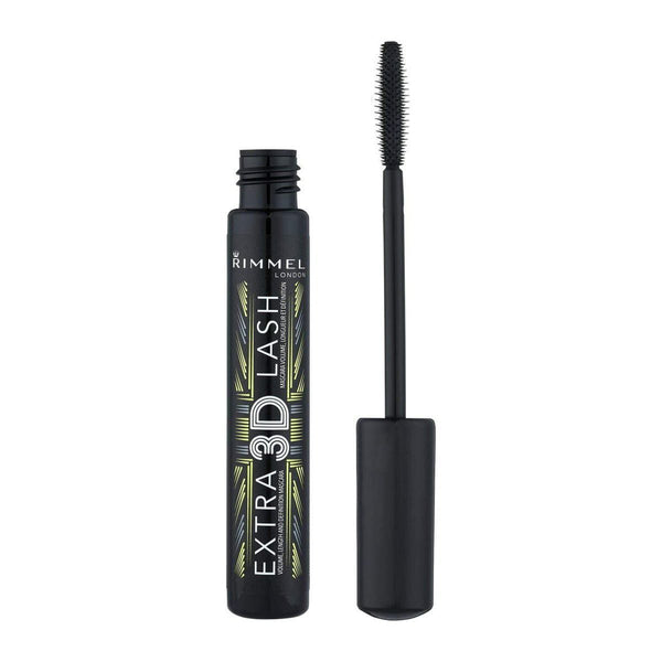 Rimmel Extra 3D Lash Mascara Creamy Wax Formula Extreme Black