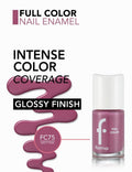 Flormar Full Color Nail Polish Glossy Finish FC75 Misty Pink 8ml