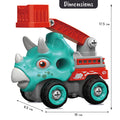 Little Story Mini Dinosaur Toy Truck Green