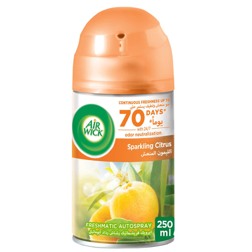 Air Wick Freshmatic Autospray Kit Automatic Citrus Air Freshener with Refill and AA Battery