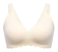 Momcozy Nursing Bra Classic Jelly Strip Support Cream XL