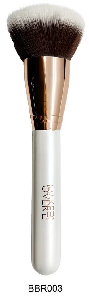 Makeover22 Triangle Foundation Makeup Brush BBR003, 1 Pc