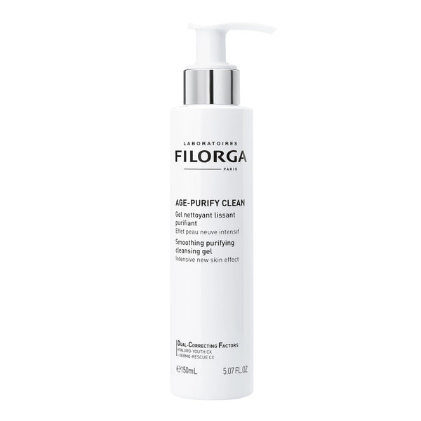 FILORGA Age-Purify Clean Facial Cleanser Gel, Hyaluronic Acid, Peptides, 150 ml