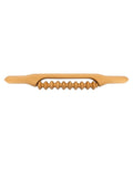 Spa System Wooden Ball Massage Roller, Ergonomic Polished Natural Wood Tool