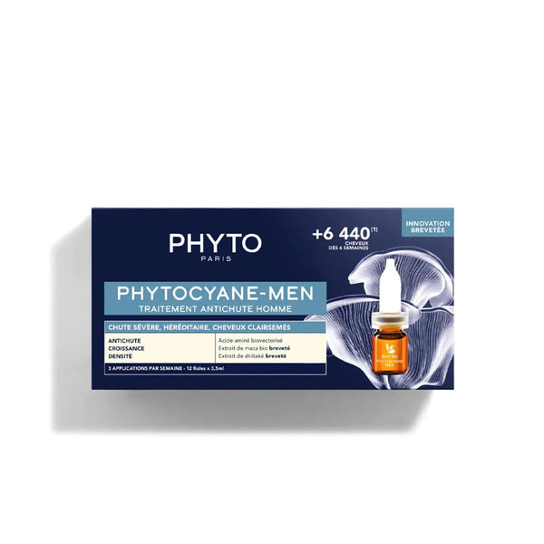 Phyto Phytocyane Anti-Hair Loss Treatment, 12 Ampoules