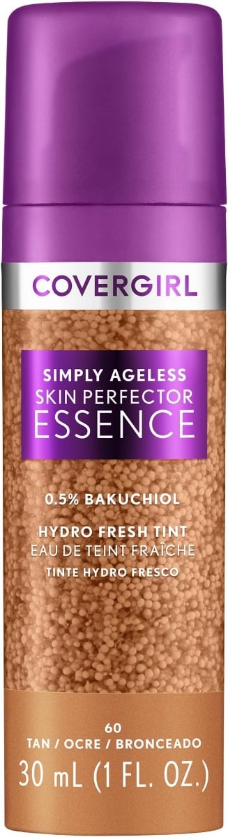 Covergirl Simply Ageless Skin Perfector Essence Foundation Natural Coverage Tan 60