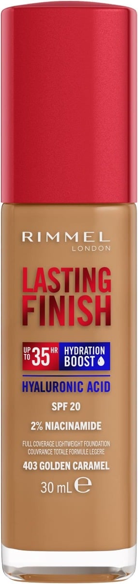 Rimmel Lasting Finish 35 Hour Foundation Matte Finish Golden Caramel 403