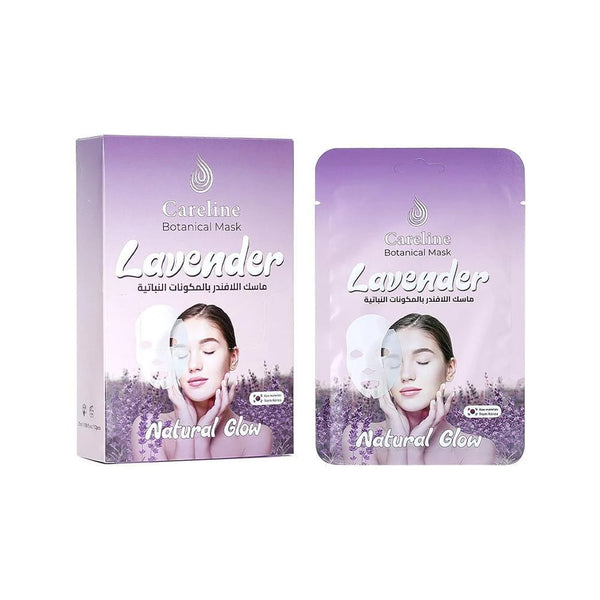 Careline Lavender Face Mask with Botanical Ingredients, 12 x 25ml
