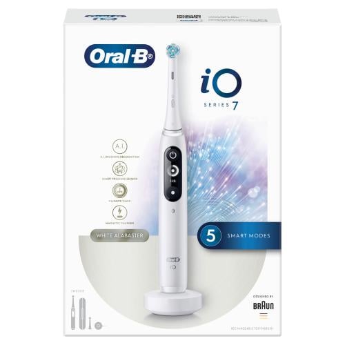 Oral-B Pro iO Series 7 Electric Toothbrush Smart Timer Multiple Cleaning Modes