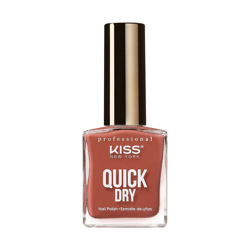 KISS Quick Dry Nail Polish Glossy Nude Mauve I Like to Mauve It #QP06 13 ml