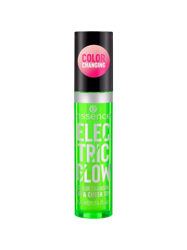 Essence Electric Glow Color-Changing Lip and Cheek Oil Peach Kernel Oil