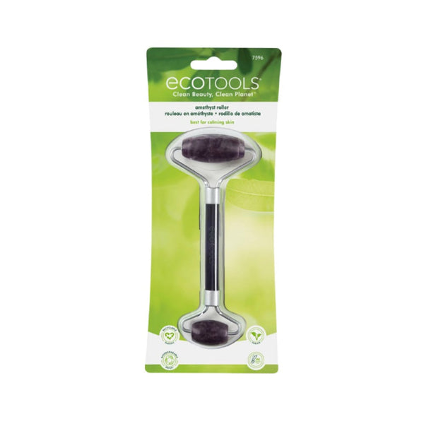 EcoTools Amethyst Stone Facial Roller Dual-Ended Massage Tool 7596