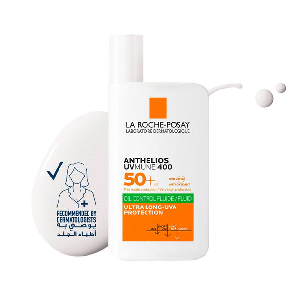 La Roche-Posay Anthelios UVMune 400 Oil Control Fluid SPF 50+ Sunscreen 50 ml