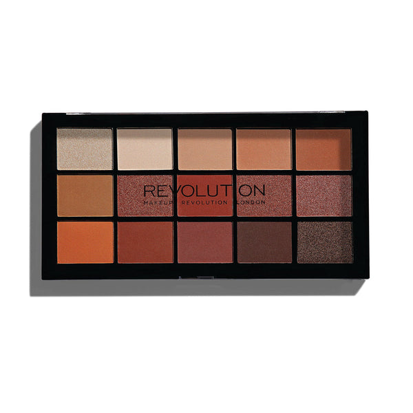 Makeup Revolution London Re-Loaded Iconic Fever Matte Eyeshadow Palette, 15 Shades