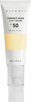Masqmai Perfect Face Sun Cream SPF 50 Facial Sunscreen, 50 ml