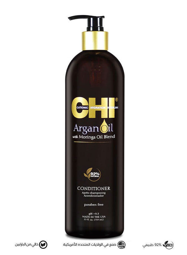CHI Argan Oil Conditioner for Dry Hair, Sulfate-Free, 739ml