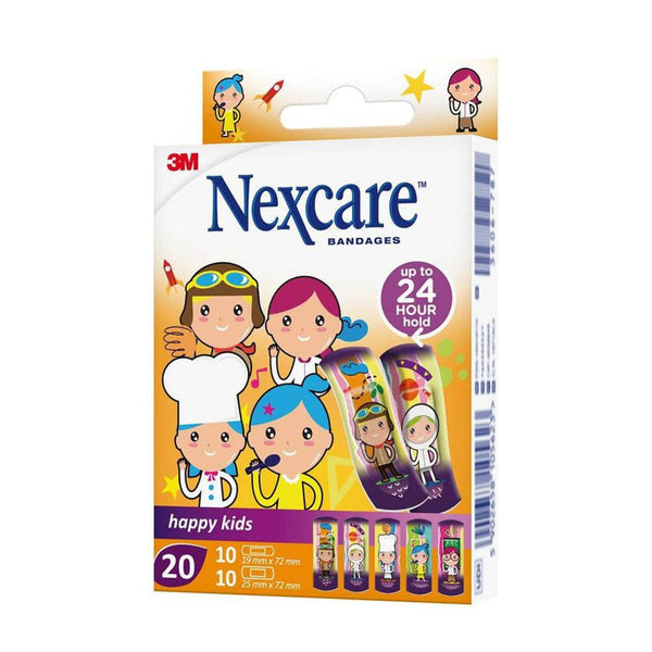Nexcare Profes Assorted Adhesive Bandages, Durable Hold, 20 Pieces