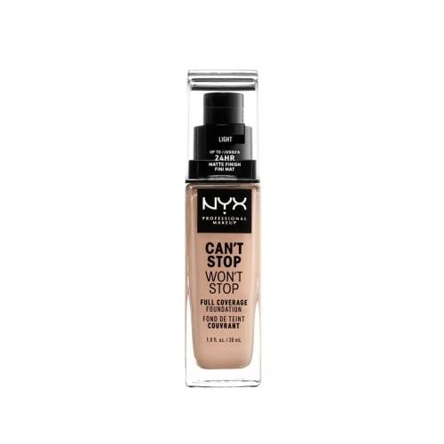 NYX 24H Full Coverage Matte Foundation Waterproof Shine Control 05 Light