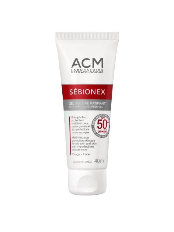 ACM Sebionex Sunscreen Gel SPF 50 Matte Finish for Oily Skin, 40ml