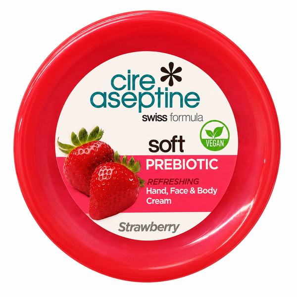 Cire Aseptine Soft Probiotic Moisturizing Cream, Strawberry Extract, Normal Skin