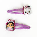 Disney Gabby's Dollhouse Hair Accessory Set Scrunchie Hairpins Necklace Multicoloured 4 Pieces
