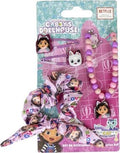 Disney Gabby's Dollhouse Hair Accessory Set Scrunchie Hairpins Necklace Multicoloured 4 Pieces