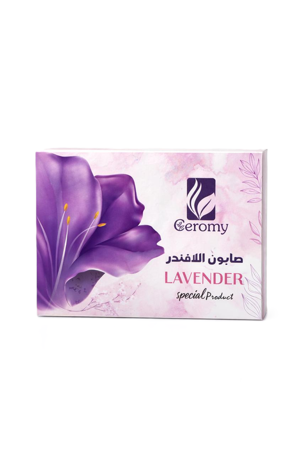 Ceromy Lavender Soap Bar Cleansing Moisturizing Formula 100 g