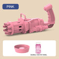 Little Story 8-Hole Bubble Machine Kids Gun Pink