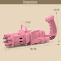 Little Story 8-Hole Bubble Machine Kids Gun Pink