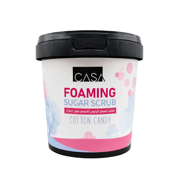 Casa Cotton Candy Foaming Sugar Body Scrub Exfoliant 600g