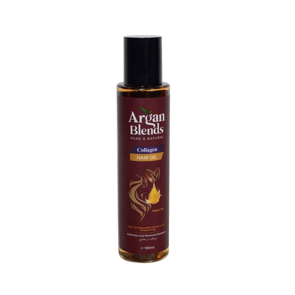 ARGAN BLENDS Collagen Hair Oil with Argan Oil, 195 ml