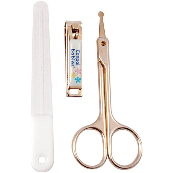 Canpol Baby Nail Grooming Kit with Scissors, Nail Clipper and File