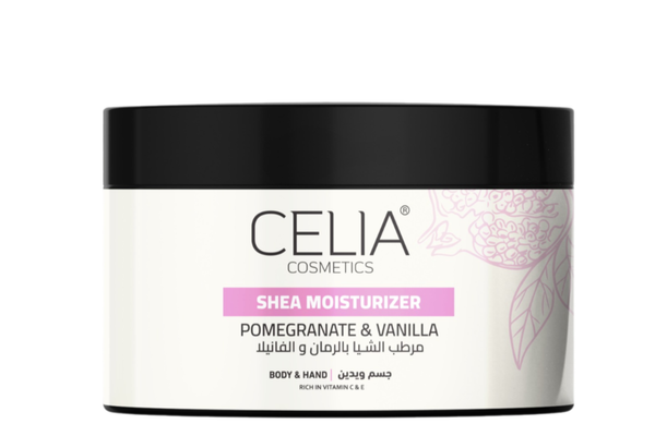 Celia Body Butter Shea Moisturizer Pomegranate Vanilla 300 g