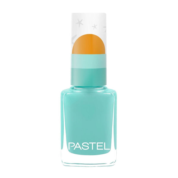 Pastel Nail Polish Blue 349 Beach Sunset Fast-Drying High-Coverage Finish