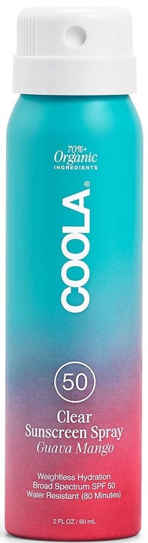 Coola Travel Classic Sunscreen Spray Guava Mango SPF30 60 ml